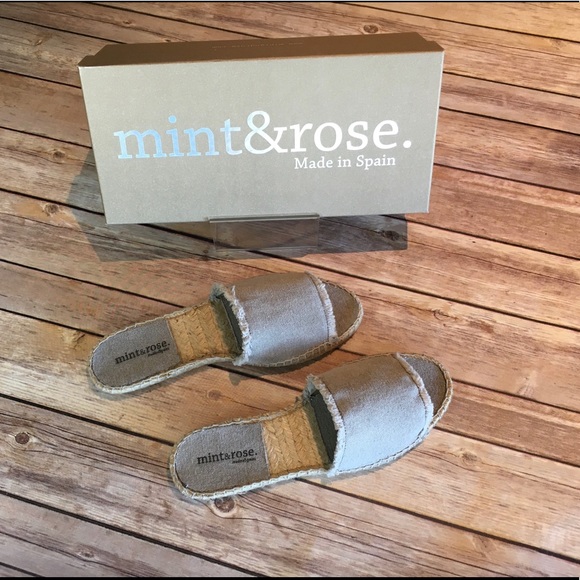 Mint & Rose Canvas Espadrille - Picture 6 of 7